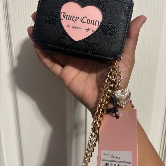 Juicy Couture Black and Pink Wallet - Picture 4 of 5
